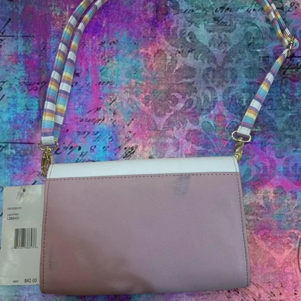 Betsey-johnson Women's Pink and White Bag